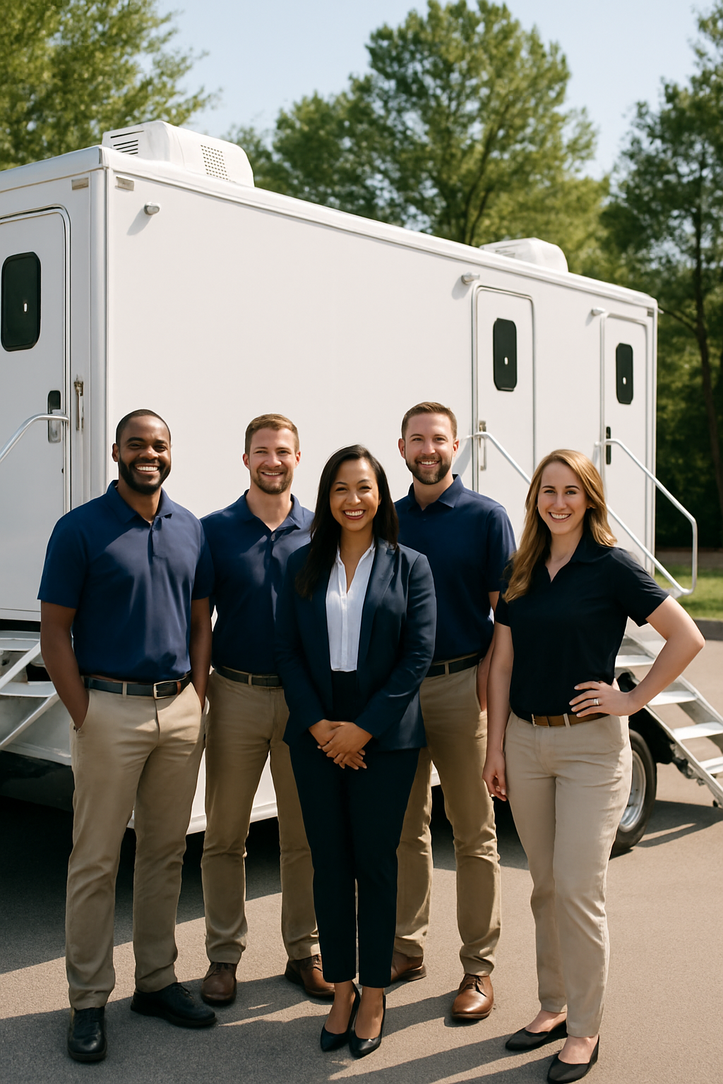Raleigh Luxury Restroom Trailers team